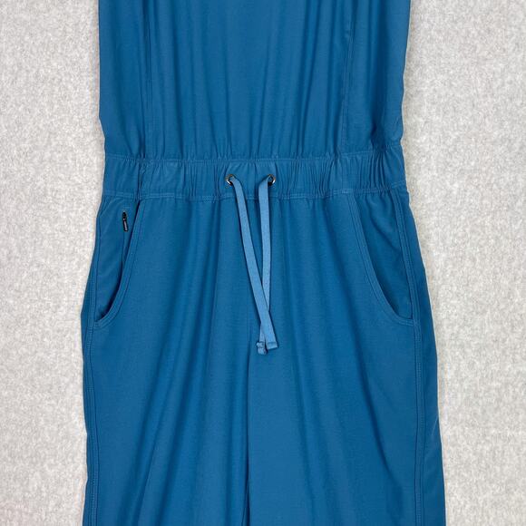 Patagonia Blue Fleetwith Sleeveless Romper Jumpsuit Size Small - Picture 3 of 9